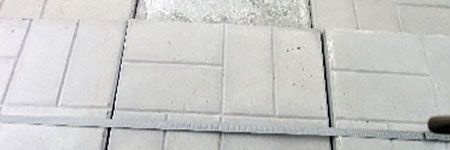 Тротуарная плитка вибролитая «Паркет»